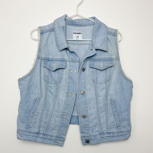 Light Denim Old Navy Vest
